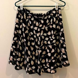 LOFT Black Mini Skirt